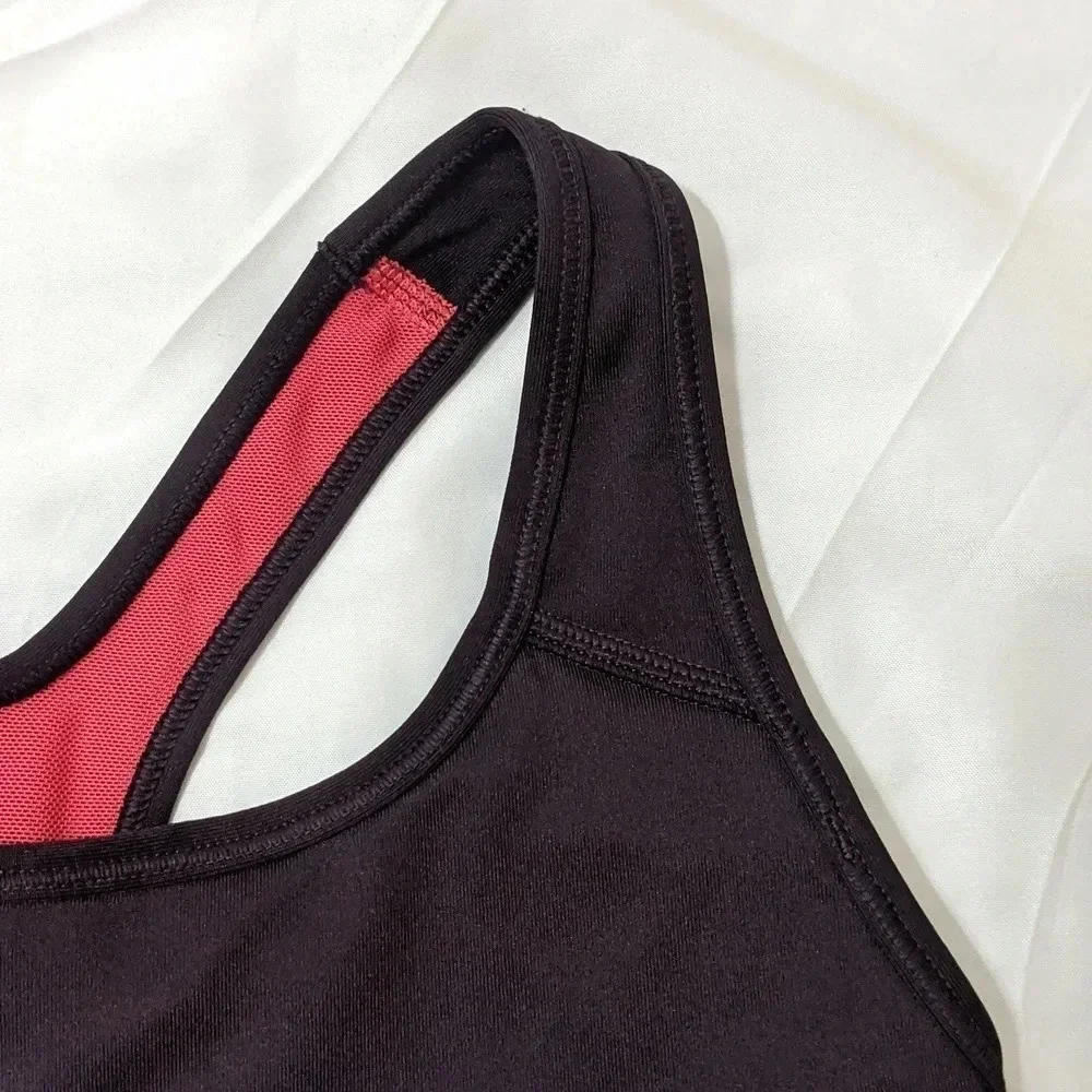 Nike 'Just Do It' Dri-fit Sports Bra, Color Maroon/Magenta Size XS